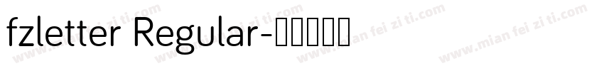 fzletter Regular字体转换
